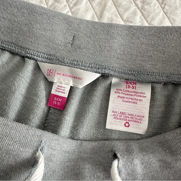 No Boundaries Gray Retro Track Shorts Small (3–5) - Picture 5 of 7